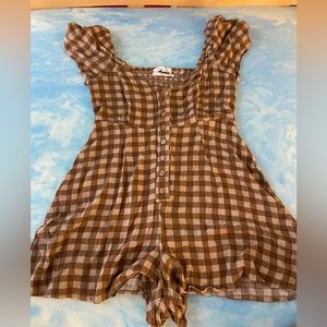 Urban outfitters brown romper